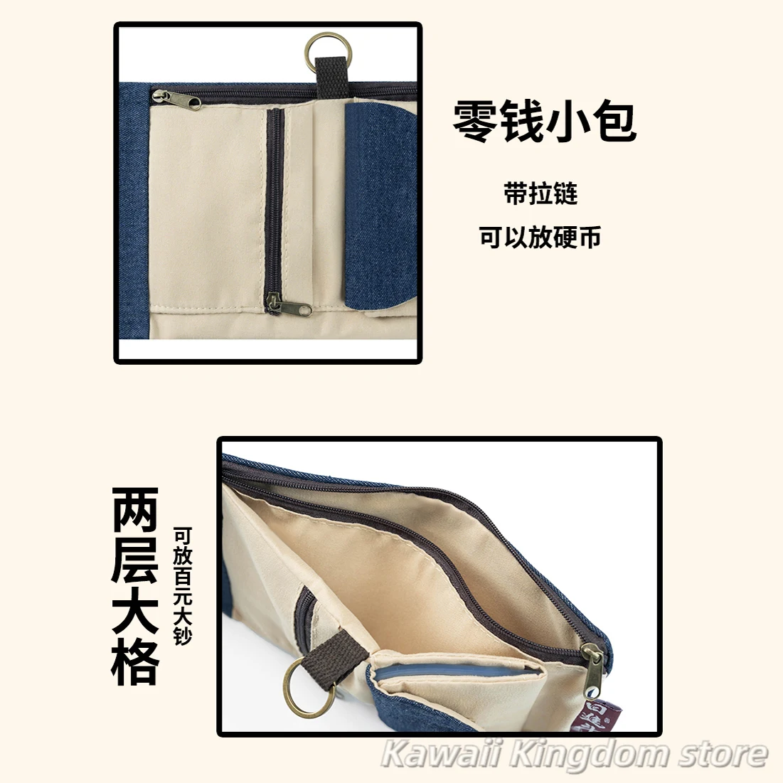 Honkai Impact 3 Herrscher of Rebirth Anime Theme Short Wallet Canvas Unisex Purse Men's Wallets Women Card Holders Coin Purse