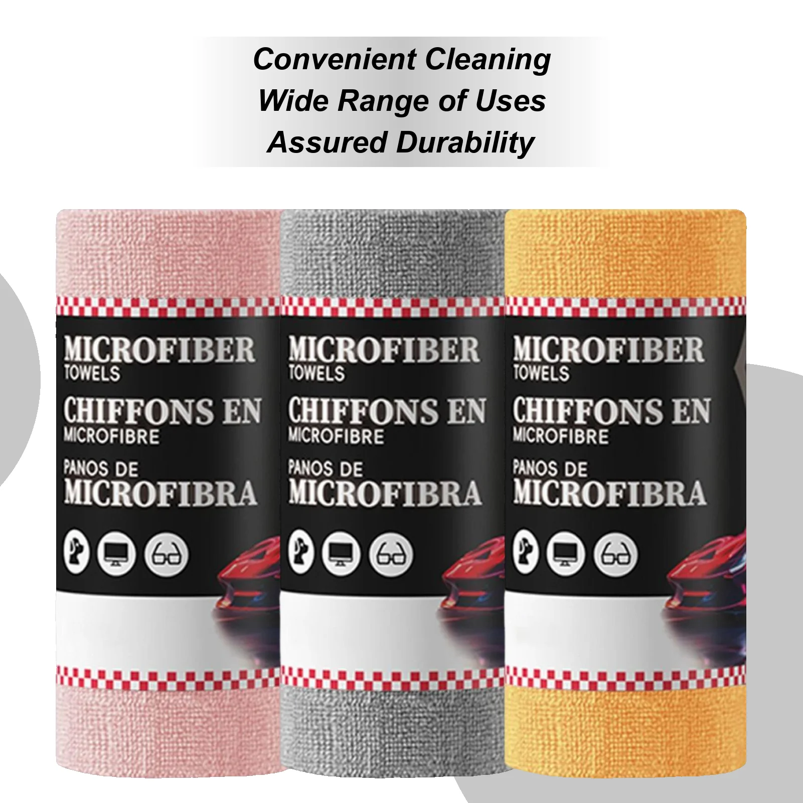 

Салфетка из микрофибры, 30 шт., полотенца для мытья автомобиля, полировальная тряпка для автомобильной краски, впитывающая многоразовая ткань для стеклянных линз, окон