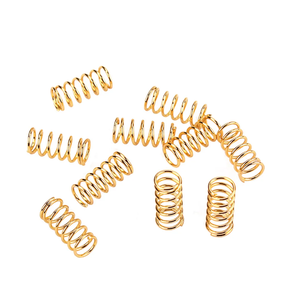 

200Pcs Gold Plated Guitar Springs Tremolo Bridge Pickup Saddles Humbucker Springs Electric Guitar Bass Accessories