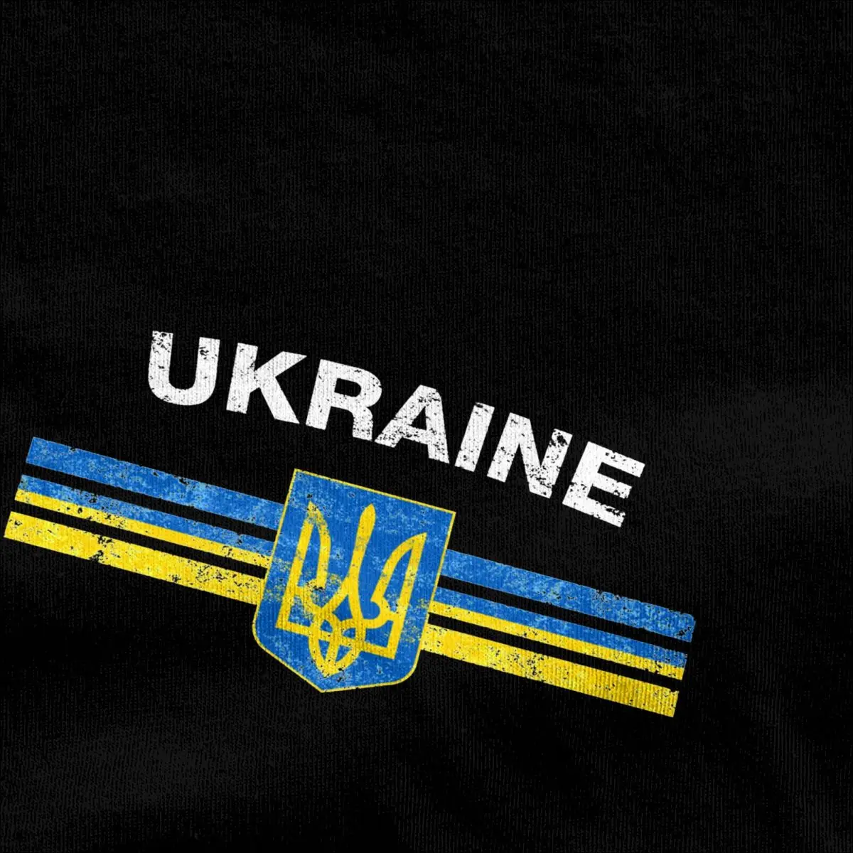 Ukrainian Emblem Ukraine Flag T-Shirt for Men Crazy 100% Cotton Tee Shirt Crewneck Short Sleeve T Shirt Birthday Present Clothes