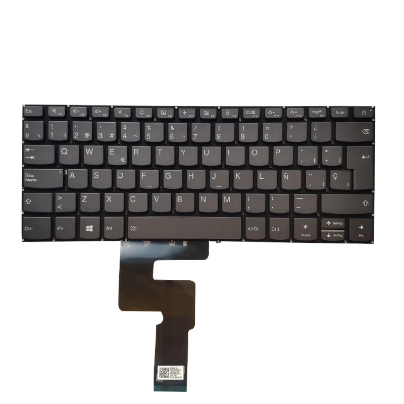 Imagem -04 - Teclado Espanhol Brasileiro Retroiluminado Lenovo Ideapad 32014ikb 320-14ast 520s-14 S145-14api 14iil S145-14 V14-ikb Pc4sb 320-14