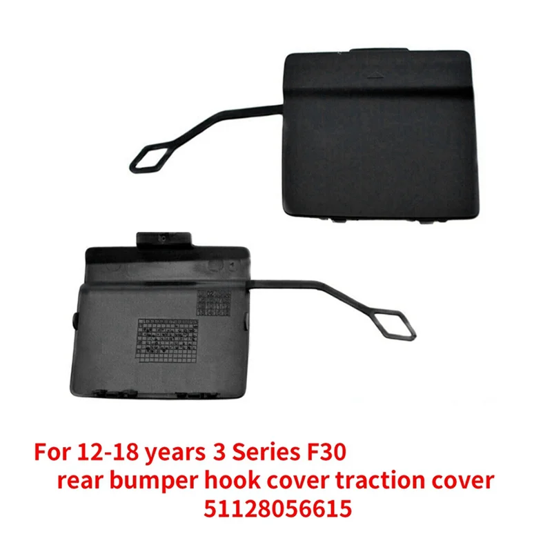 Rear Bumper Hook Cover Traction Cover For BMW 3 Series F30 M-SPORT 2012-2018 Tow Hook Eye Cover 51128056615