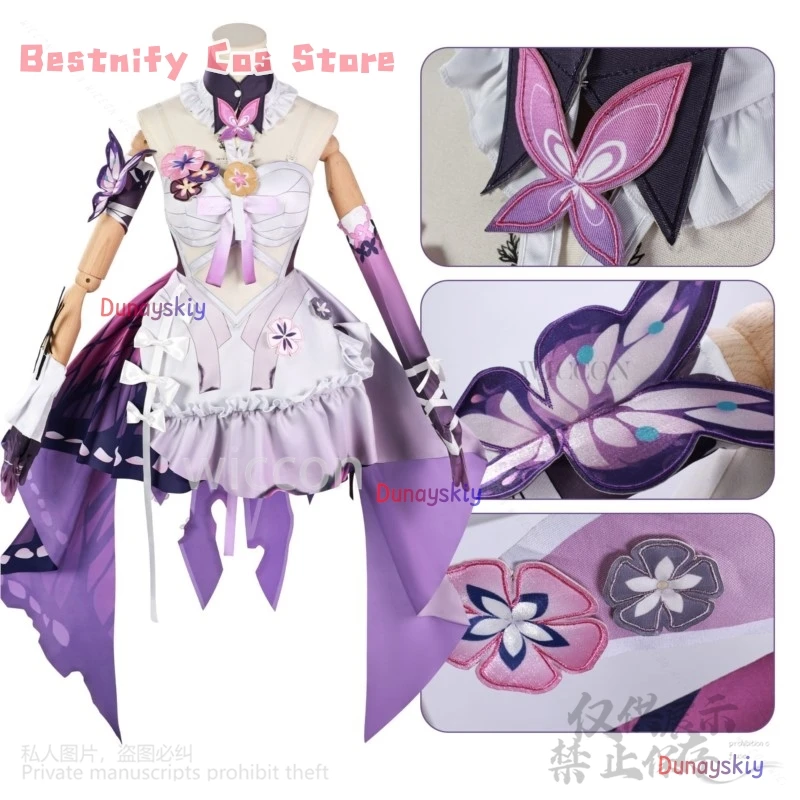 Castorice تأثيري أنيمي لعبة هونكاي ستار السكك الحديدية شعر مستعار فستان أغطية الرأس للنساء الفتيات حفلة الهالوين كوس جيراي كي لوليتا مخصصة