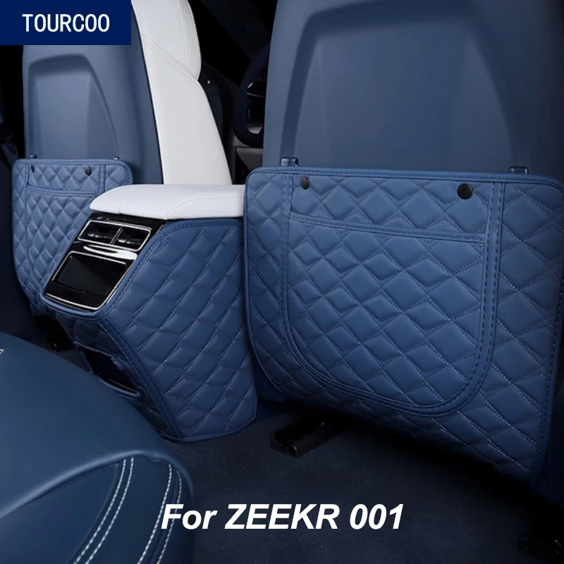 

For ZEEKR 001 Front Seat Back Protectors Car Styling Modification Children Anti-kick Seat Pad Mat