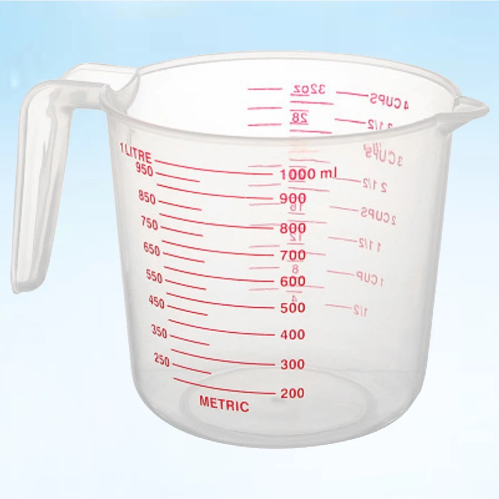 

3 Pcs Kitchen Measuring Cup Tools Beaker Cups Liquid Container With Graduations for Baking High Quality