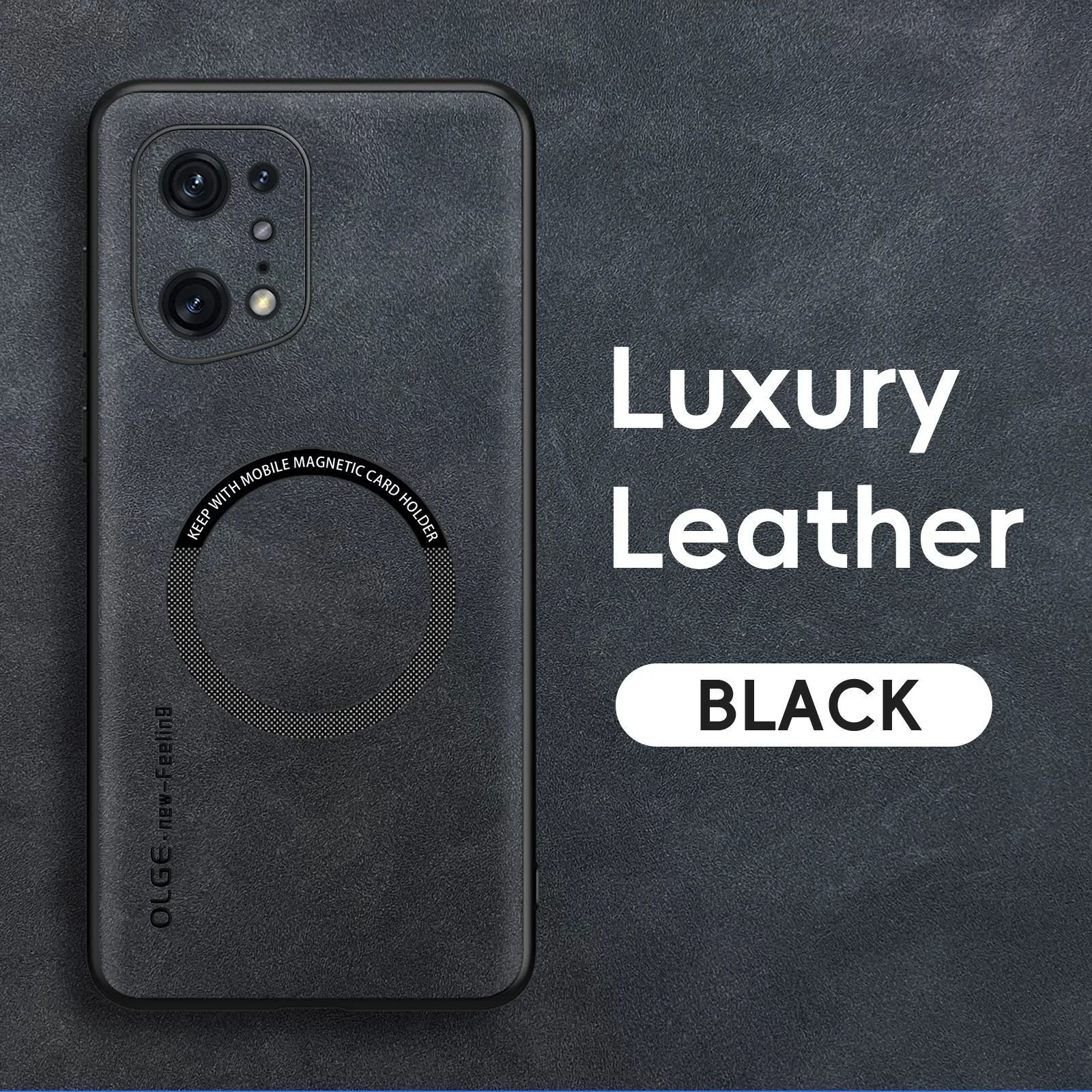 Magnetic Retro Leather Soft Case For OPPO Find X5 Pro X5Pro Wireless Charging Phone Case Cover