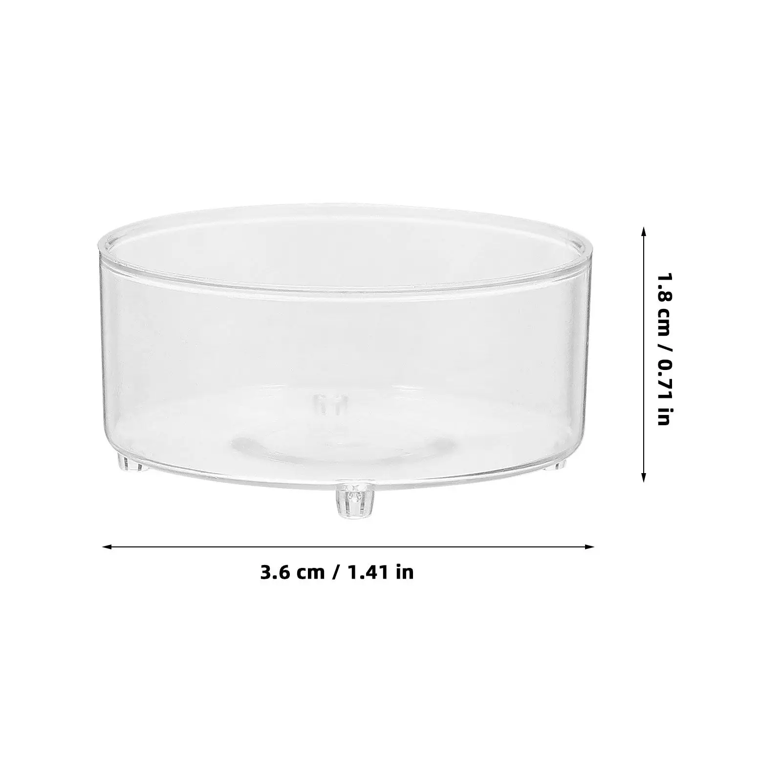 100Pcs Plastic Holders Clear 15Ml Cups Heat Resistant Stable Base for Temple Church Decoration Votive Cups