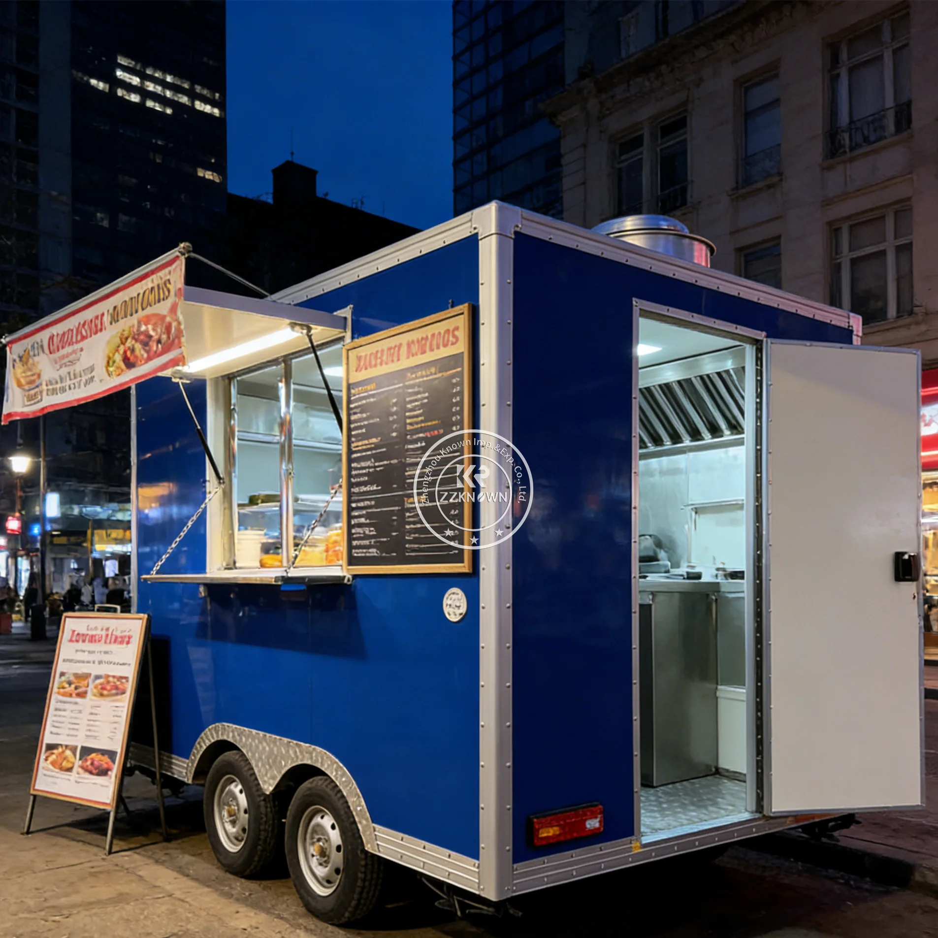 

Мобильный фургон для бургеров, одобренный DOT, прицеп для продажи молочного чая и напитков, передвижной киоск для мороженого, полностью оборудованный фудтрак-прицеп