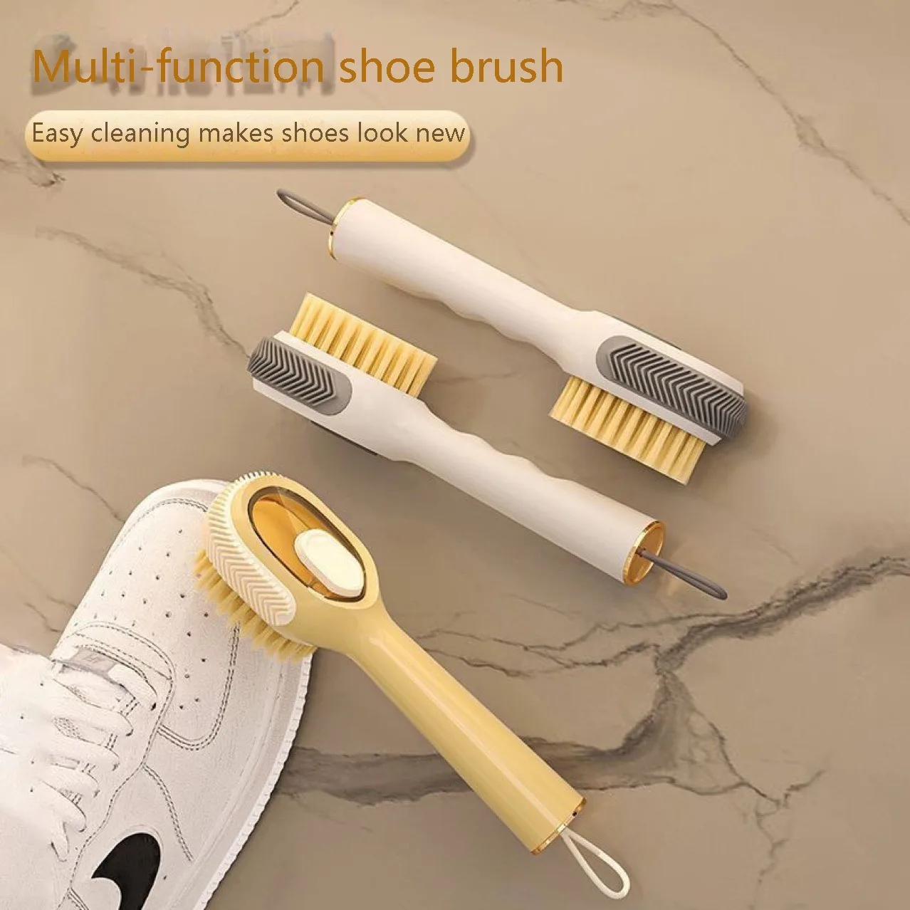 Shoe Brush Plastic Laundry Brush Slippers Cleaner Cleaning Multi-functional Household Tools Accessories Merchandises Home Garden