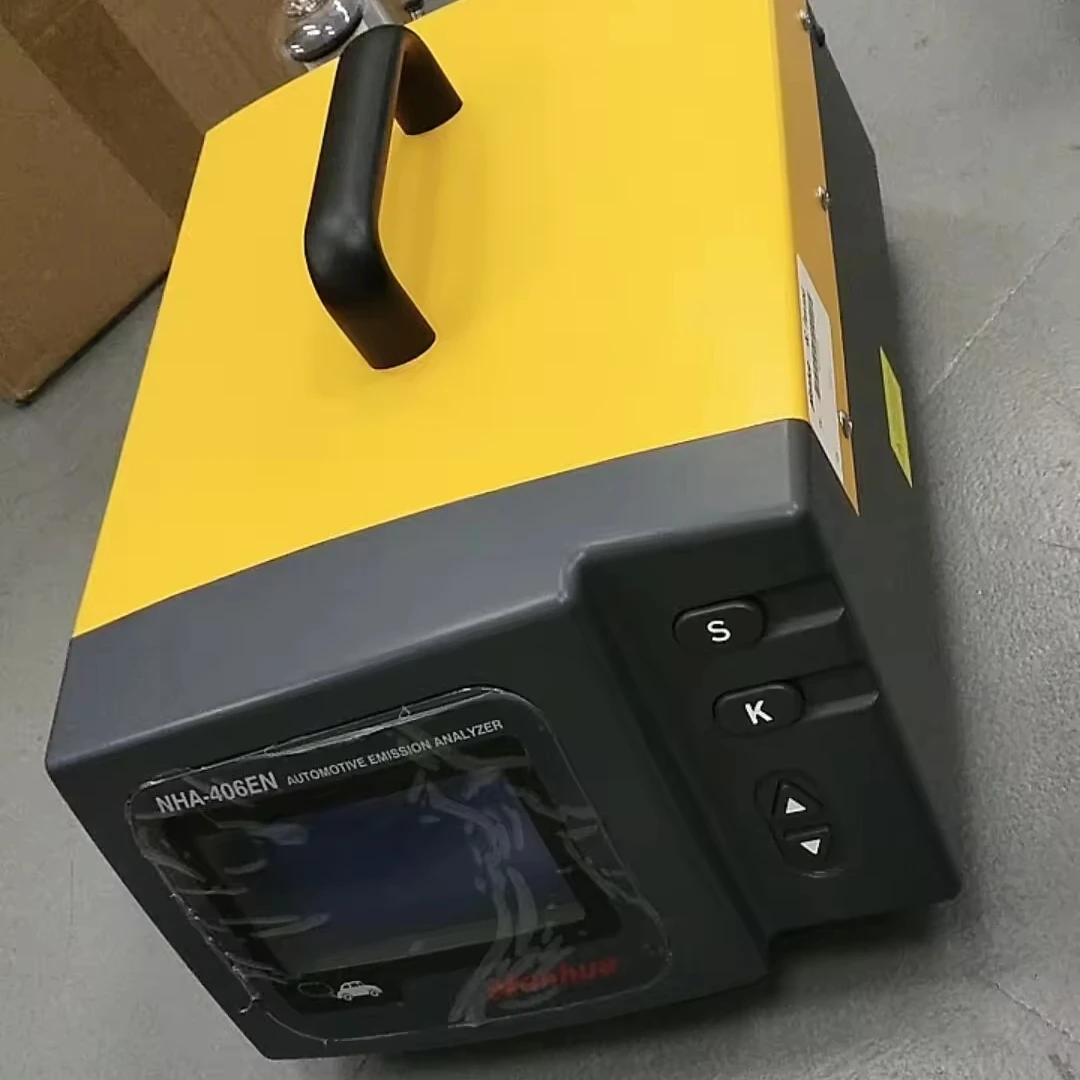 Automatic Automotive Exhaust Gases Analyzer -406EN For HC CO CO2 O2 Detection Car Smoke Waste Gas Volume Detector