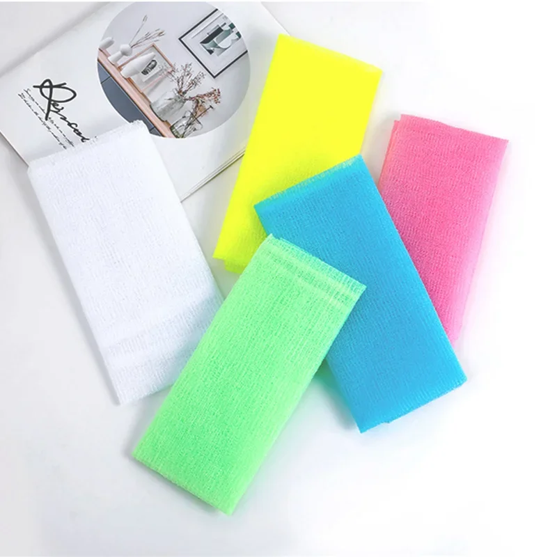 Beauty Skin Exfoliating Cloth Washcloth Japanese Body Wash Towel Nylon Bath Towel Skin Polishing Towel Scrubber Tool