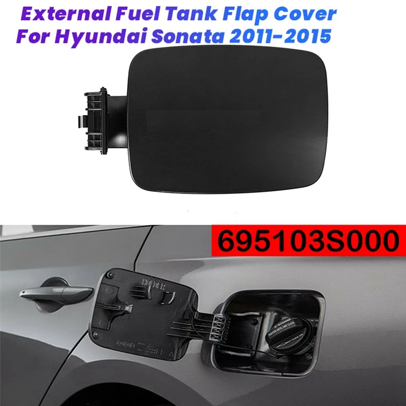 Well-Car External Fuel Tank Flap Air Door Panel 69510-3S000 For Hyundai Sonata 2011-2015 Fuel Filler Cover Flap 695103S000