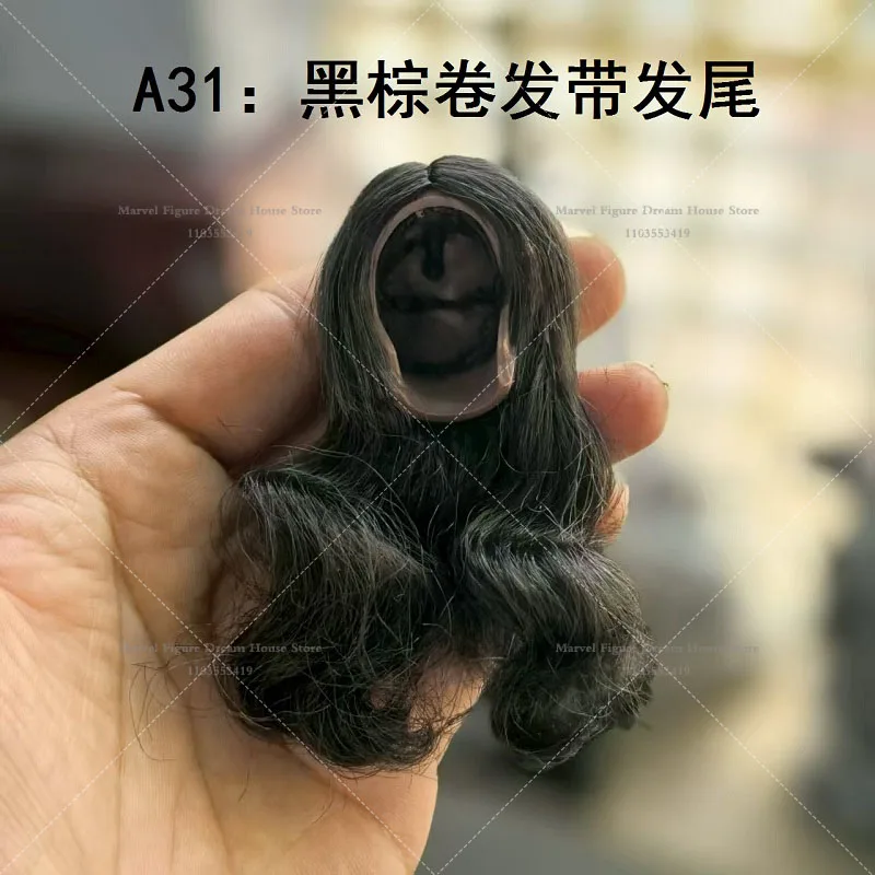 Haarabdeckung im Maßstab 1:6, austauschbare Perücke, Frisur, weibliches Zubehör für Gymtoys GACTOYS Superduck 12-Zoll-Actionfigur, Soldat