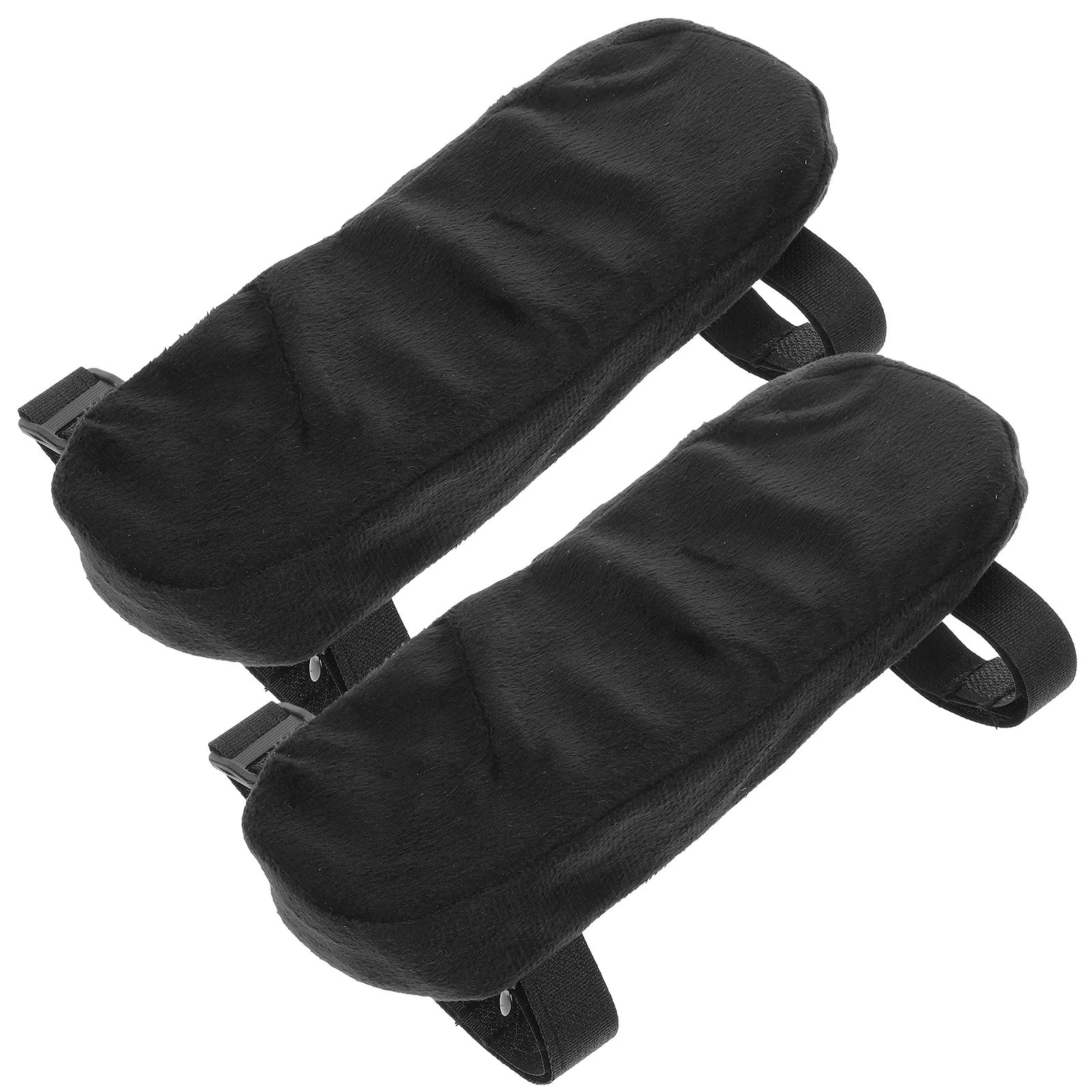 Chair Arm Pad Elbow Rest Cushion Desk Armrest Supports Flannel Pillow Protector Non Slip High Density Fill