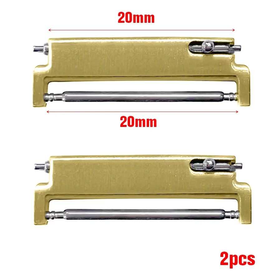 2 Stück Schnellverschluss-Uhrenarmband-Adapter aus Metall, 20 mm auf 18 mm, 20 mm auf 20 mm, 22 mm auf 20 mm Uhrenverbinder – Detail 11