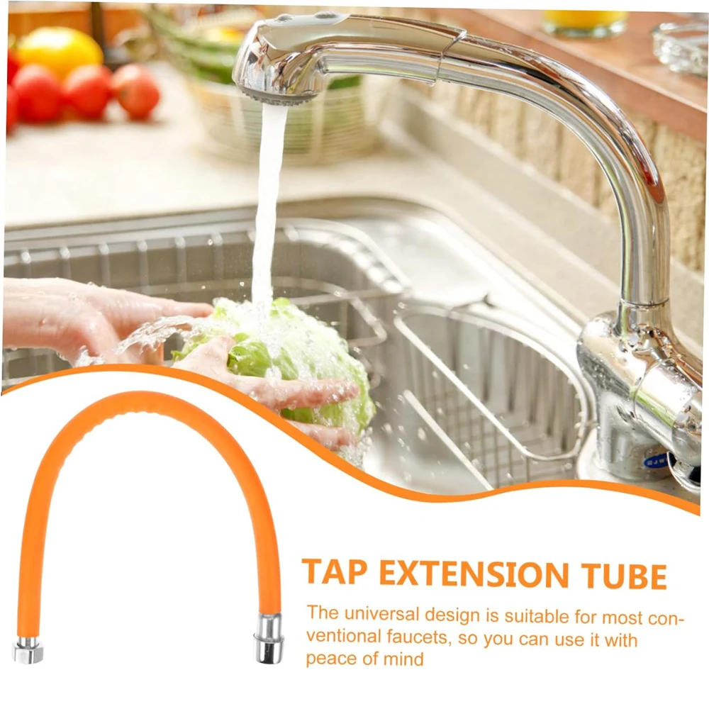 360 Degree Rotatable Faucet Extender Tube Kitchen Bendable Flexible Water tap nozzle Bathroom Splash Proof Foaming Mouth 3 Sizes