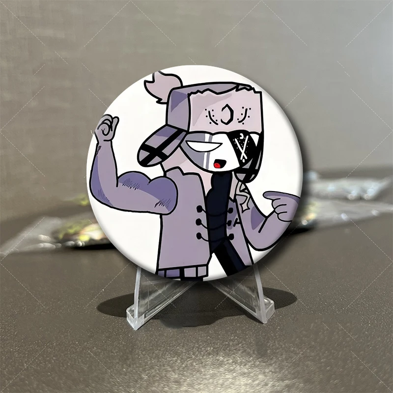 Game Fnf Selever Anime Button Pin Friday Night Funkin Selever Funny Meme Sarvente Cartoon Brooch