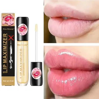 Increase Lip Elasticity Reduce Fine Lines Brighten Moisturizing Lipcare Instant Volumising Lip Plumper Serum Sexy Lip-oil Gloss