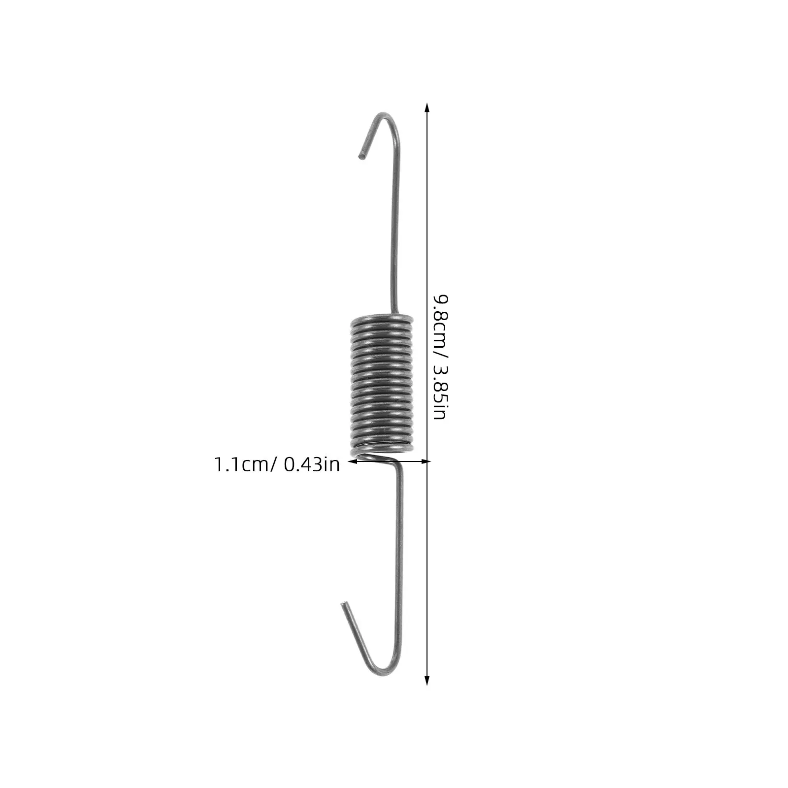 20Pcs Sofa Repair Springs Replacement Upholstery Tension Spring Long Hook 11Mm Od 1.4mm Wire Diameter Recliner Mechanism Parts