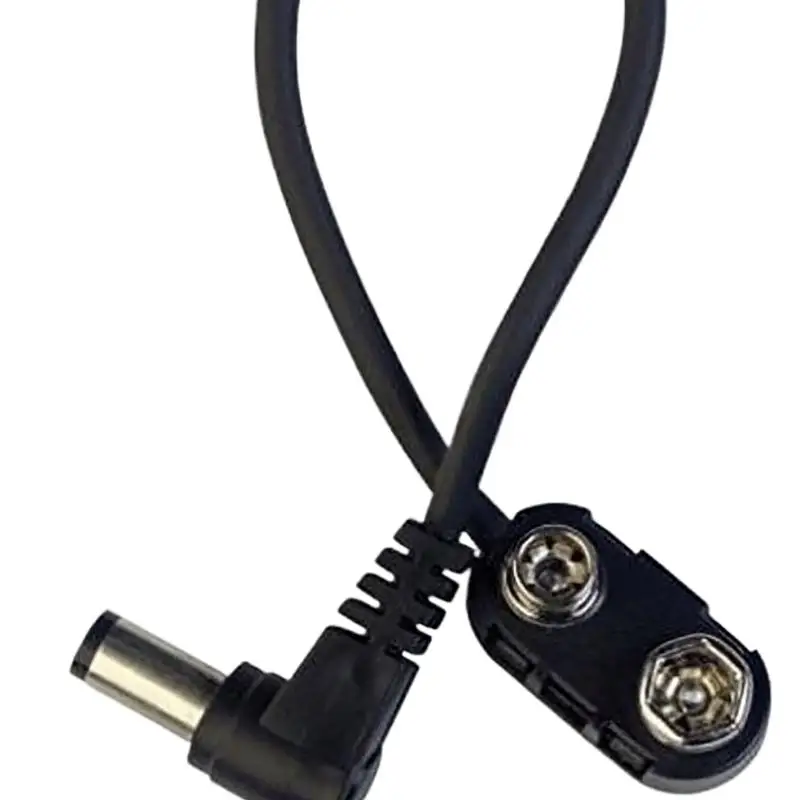 Педаль эффектов 9 В, зажим для аккумулятора, преобразователь кабеля питания, защелкивающийся разъем для гитарной педали эффектов, адаптер питания для аккумулятора