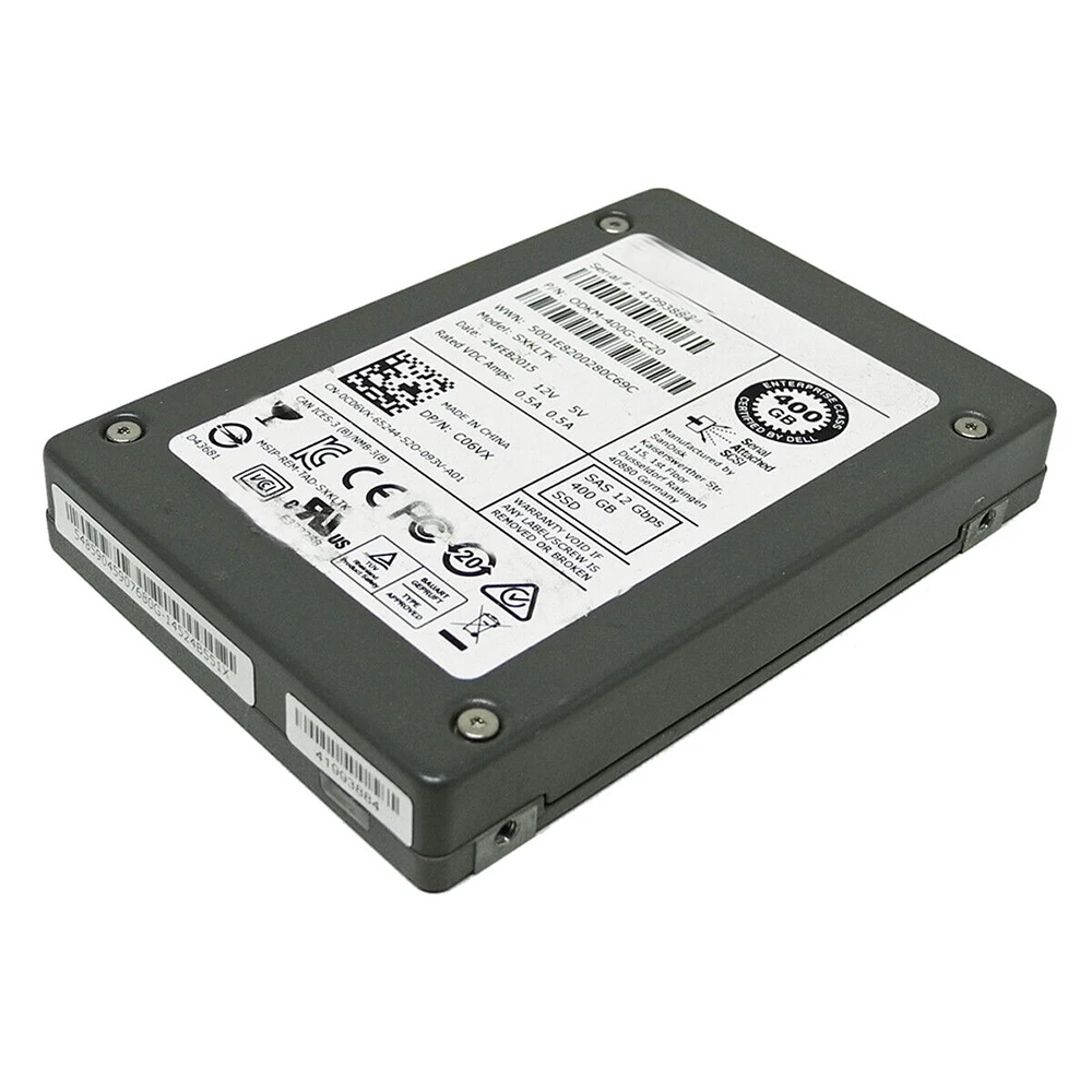 For Dell SXKLTK 989R8 800G SSD SAS 12G 2.5'' Storage Hard Disk