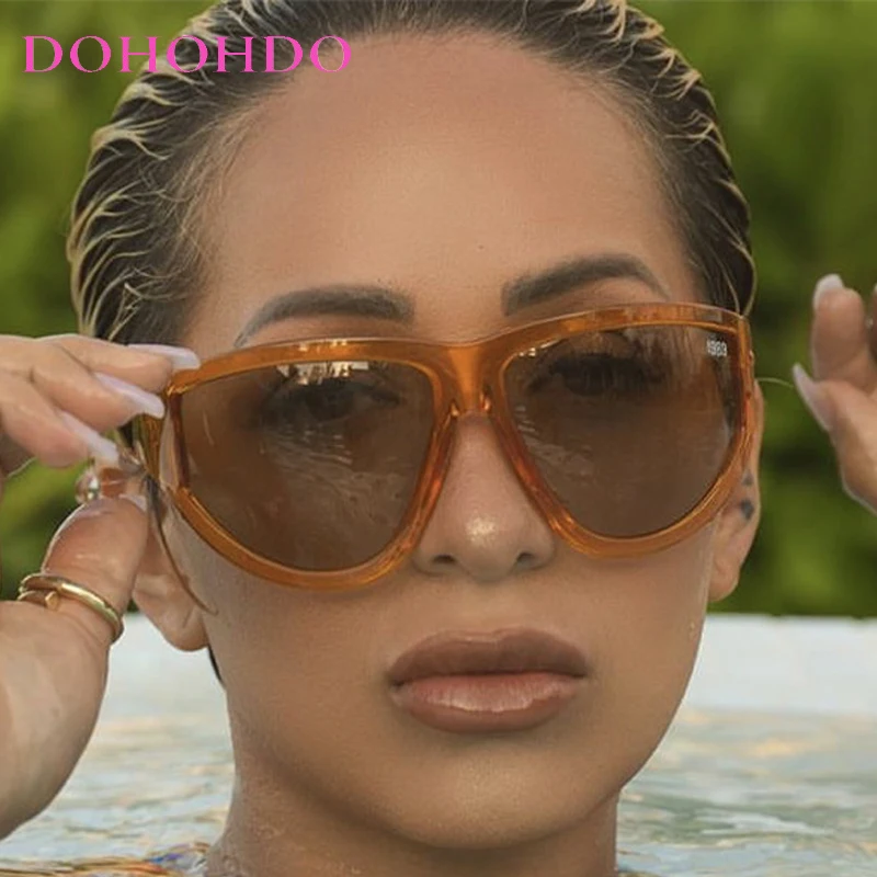 

Retro Classic Design Oversized Pilot Women Sunglasses Brand Men Sunglass Outdoor Sports Driving Windproof Goggles Unisex UV400