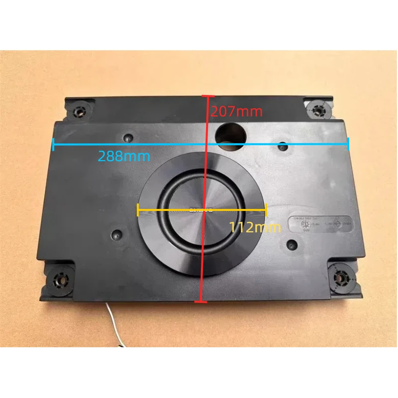 GHXAMP Speaker pasif ultra-tipis 3 inci kustom Subwoofer untuk TV Bass Onkyo 1PC