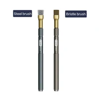 i2C CL01 PCB Circult Clean Metal Brush For Phone PC Motherboard IC Chipping Clean.Glue Removal And Corrosion Removal Steel Brush 7