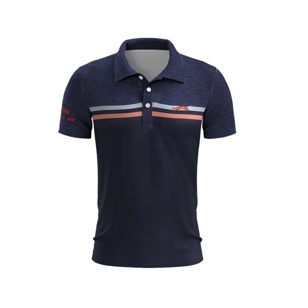 Camiseta de Golf con patrón aleatorio para hombre, Polo de secado rápido con botones, ropa y2k, solapa, gran oferta