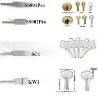 Lockpicking Lock Decoder Pick Locksmith Tools Key Decoder Precision Hook Door Maintenance for Residential Vehicle Door Repairing