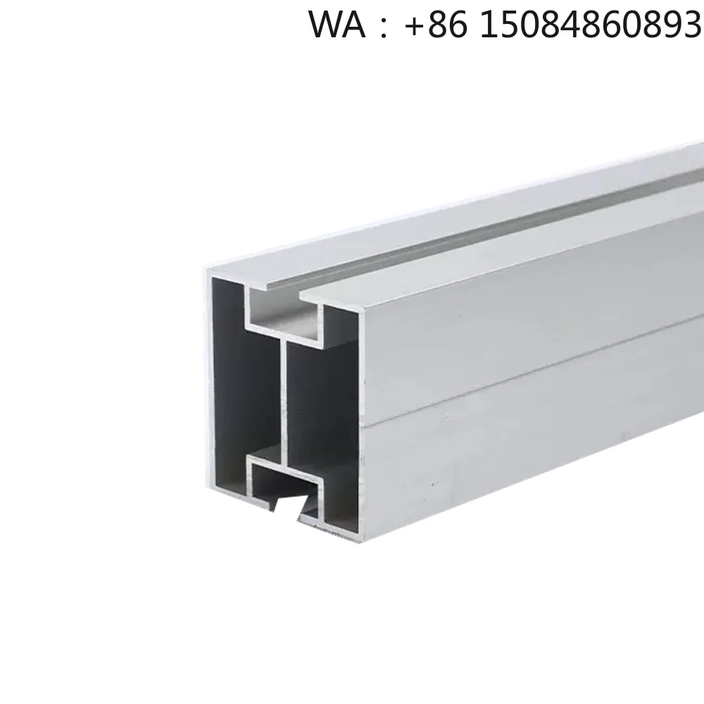 Standard Silver 40*40 Aluminum Solar Rail, PV Mount Accessories, Durable Solar Energy Hardware Parts for  Solar Energy System La