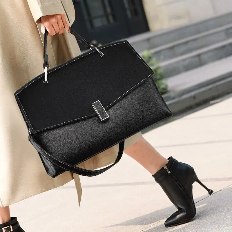 

Pu Leather Large Capacity Single Shoulder Crossbody Handbag Women