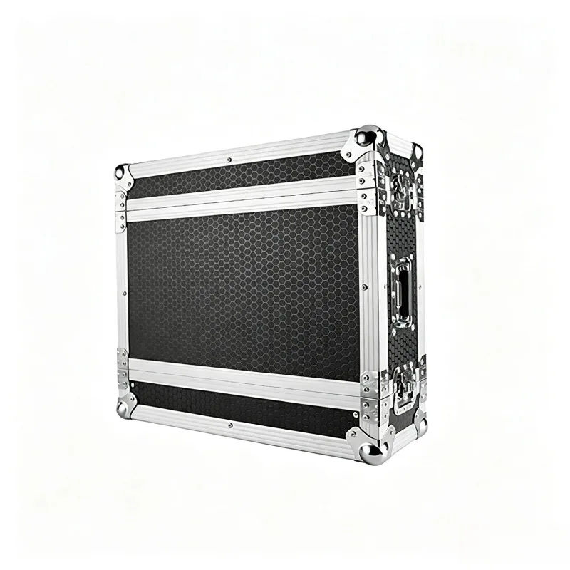 3U Portable Wireless Microphone Flight Case Shockproof Hard Storage Box Protective Equipment Case for Outdoor Stage Live Show