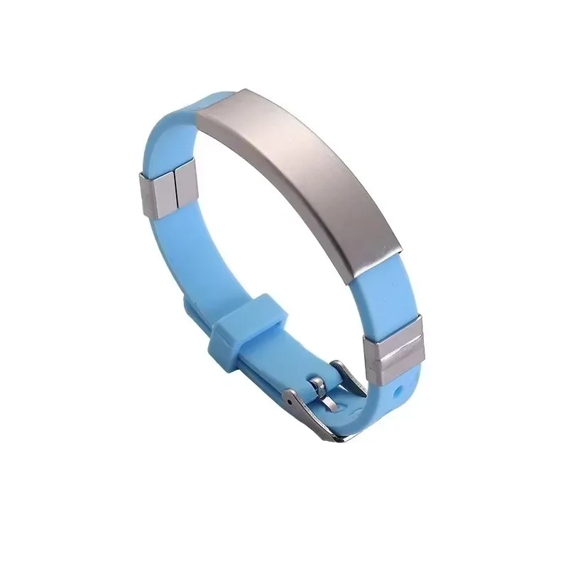 Custom Adjustable Wristband Bracelet, Personalized ID