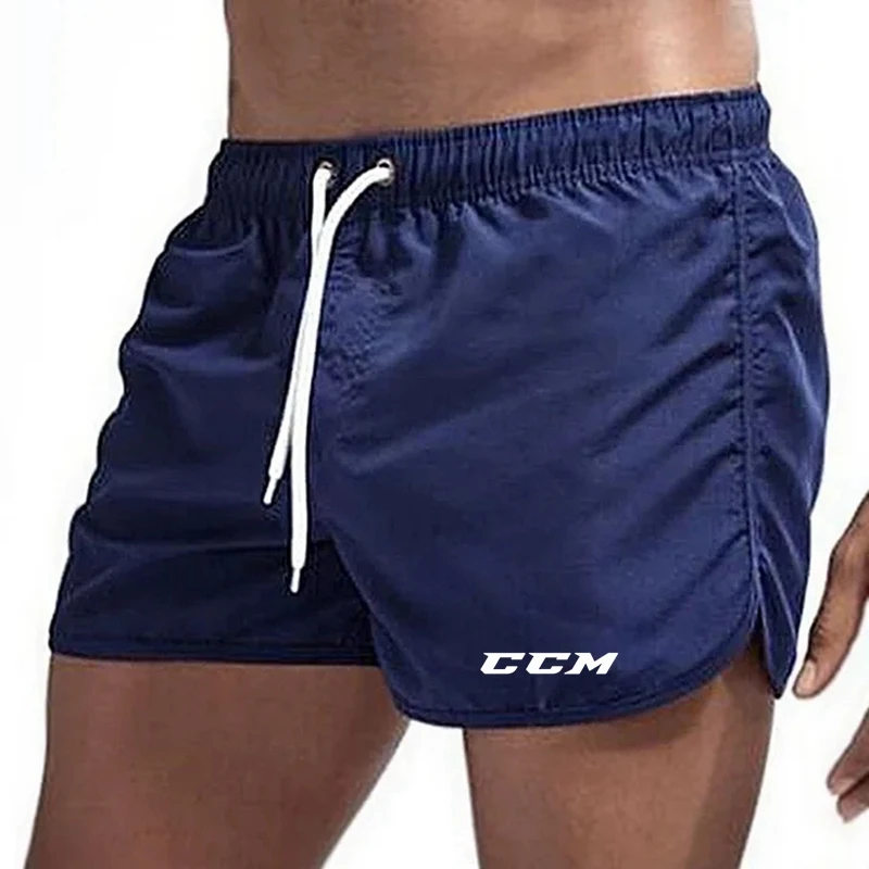 Logo personalizzato CCM pantaloncini da spiaggia moda estiva da uomo stampa costumi da bagno Casual surf Sport pantaloncini traspiranti ad