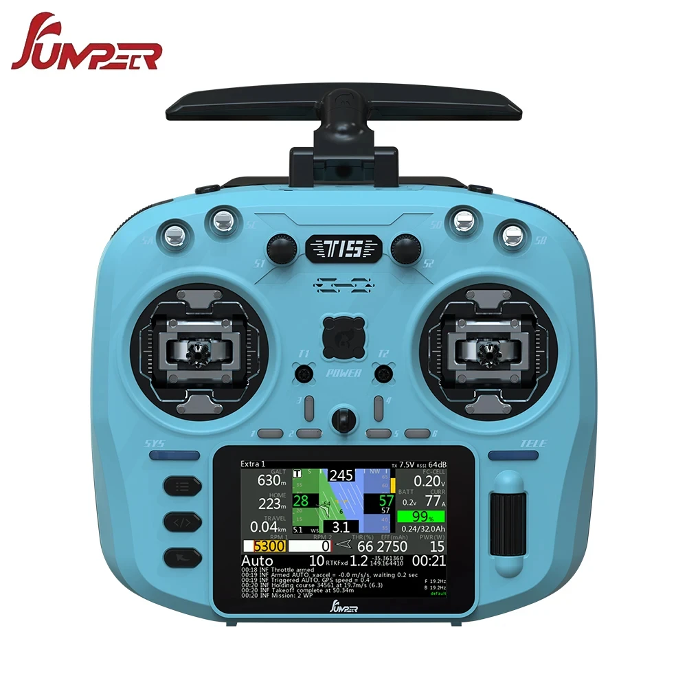 Jumper T15 Hall Sensor Color screen FPV Radio Controller EDGETX/ELRS For Long Rang RC Drone