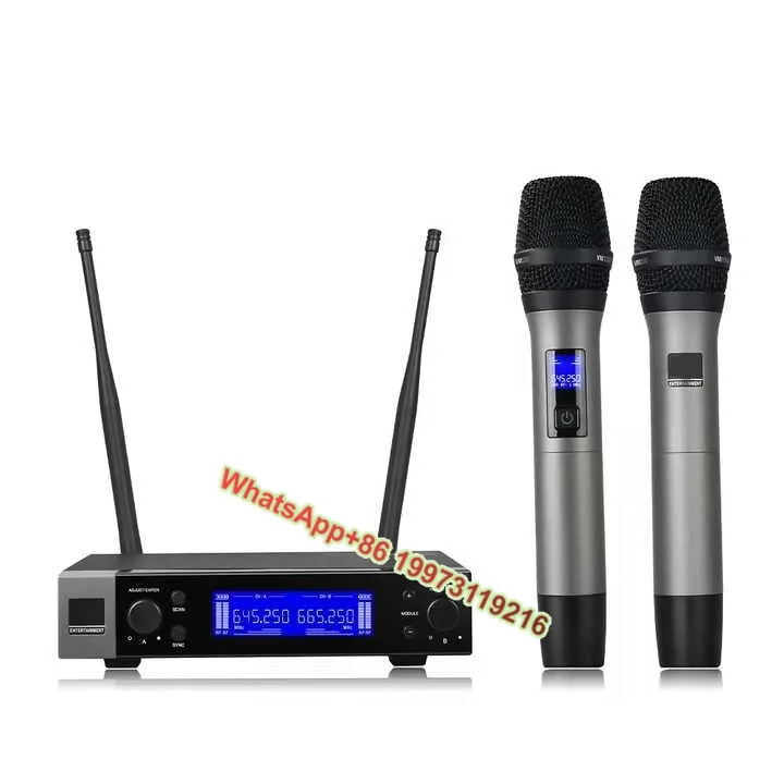 

Металлический динамический микрофон VM200 для караоке, вокальный микрофон, 2-канальный беспроводной микрофон EW135G4 SKM9000, ручной динамический микрофон