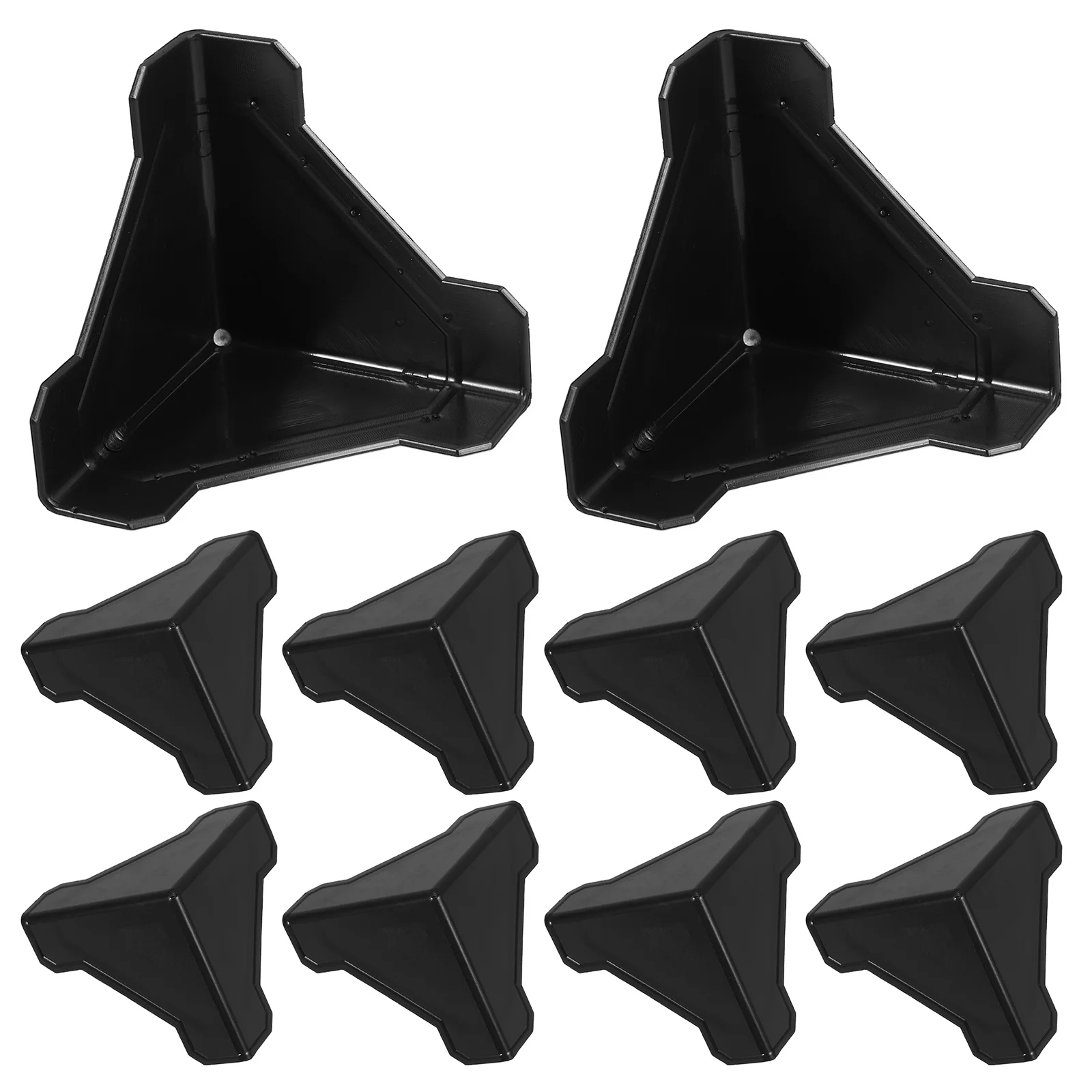 

100 pcs Paper Carton Corner Protectors Plastic Small Corner Guard For Furniture Packaging Durable Edge Protection Lightweight