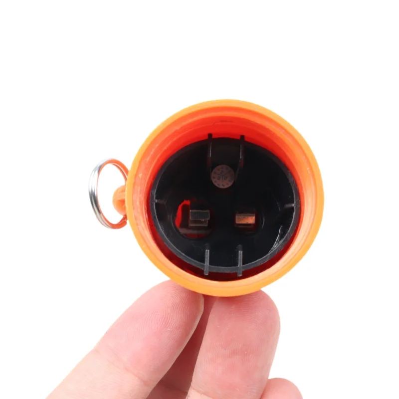 Orange Portable Handheld Metal Detector 3M Full Waterproof Adjustable Depth Outdoor Treasure Hunting Metal Detector Pinpointer