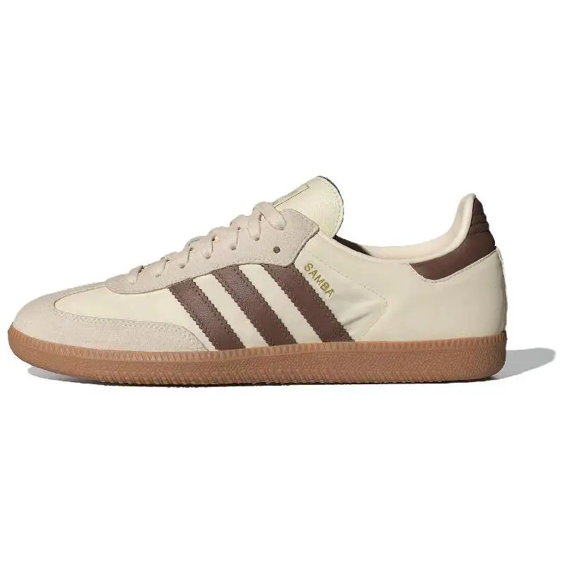 Adidas Samba OG Cream White Preloved Brown Sneakers shoes ID1447