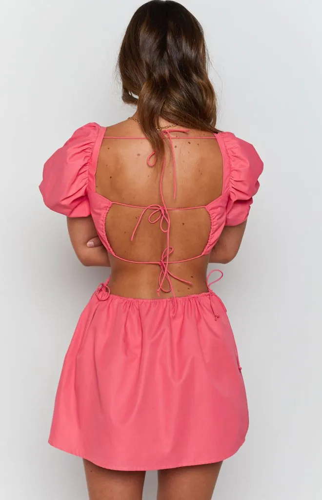 2024 Sommer neues Kleid sexy Kurzarm Halfter reine Farbe Spitze Puff ärmel kurzes Kleid vestido de mujer