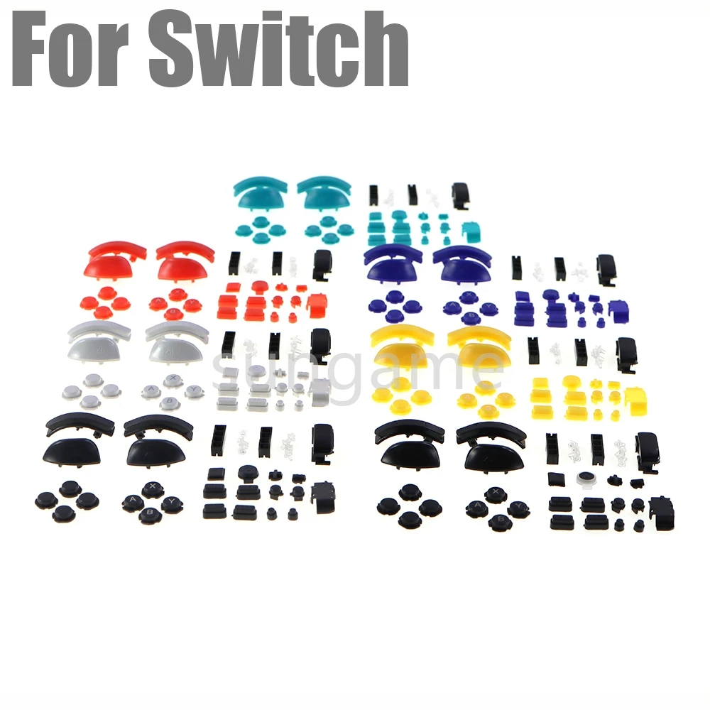 10sets Host Housing Case ABXY Button Direction For Nintend Switch Full Set Key Parts