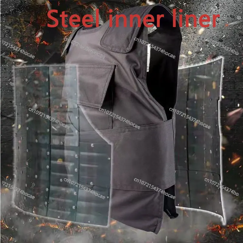 High Manganese Steel Hard Anti-stab Genuine Cut Proof Vest Helmet Armor Tactical Vests Stab-resistant Security Guard Clothes