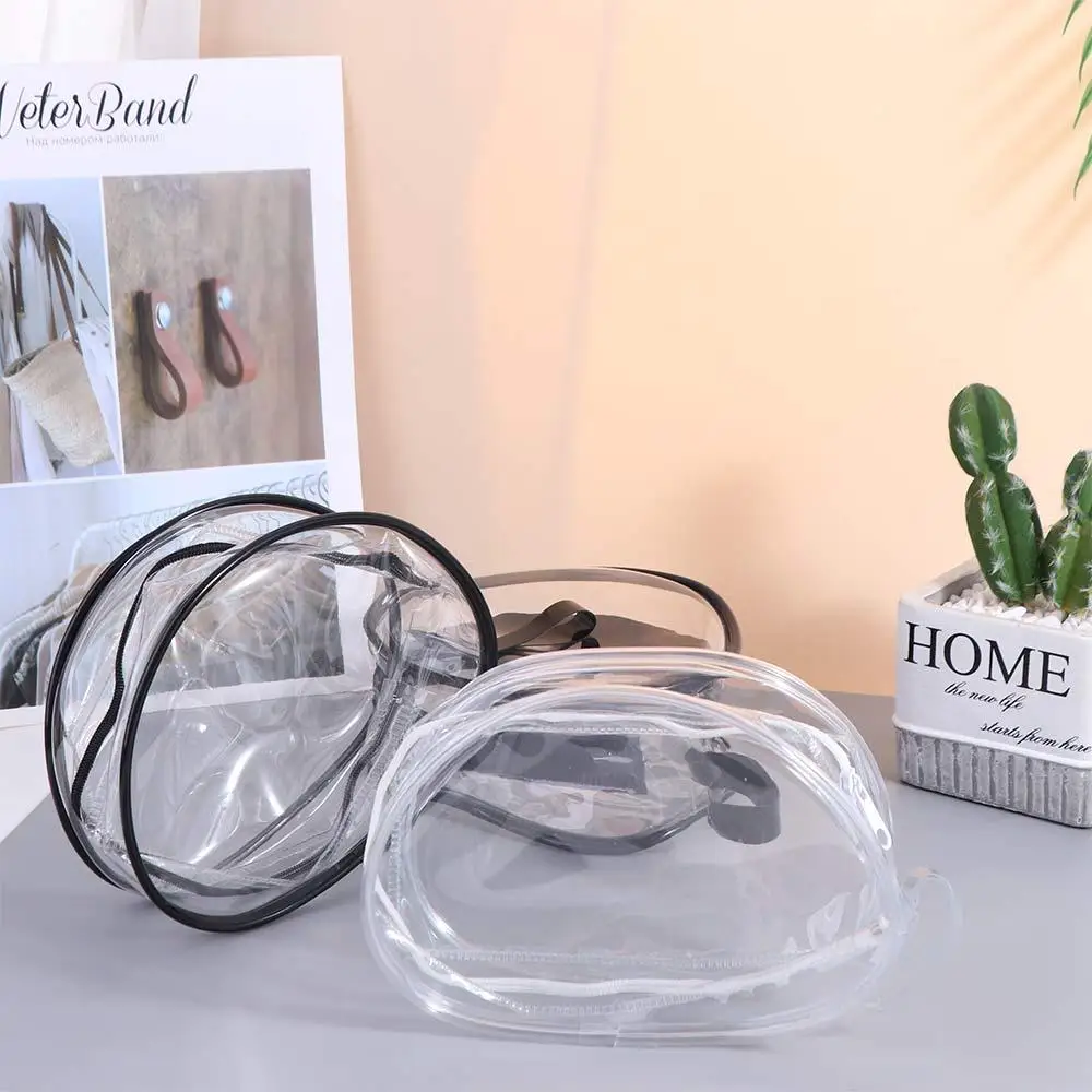 Waterproof Zipper Clear Outdoor Doll Bag Transparent Irregular Doll Storage Pouch Clear Bags PVC Outdoor Doll Display Bag