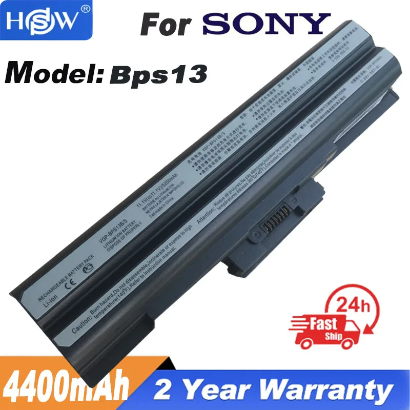 Laptop battery For SONY Vaio BPS13/B VGP BPS13/Q VGP-BPS13B/B BPS21B/B BPS21 GN-AW VGN-CS VGN-FW VGN-NS VGN-NW