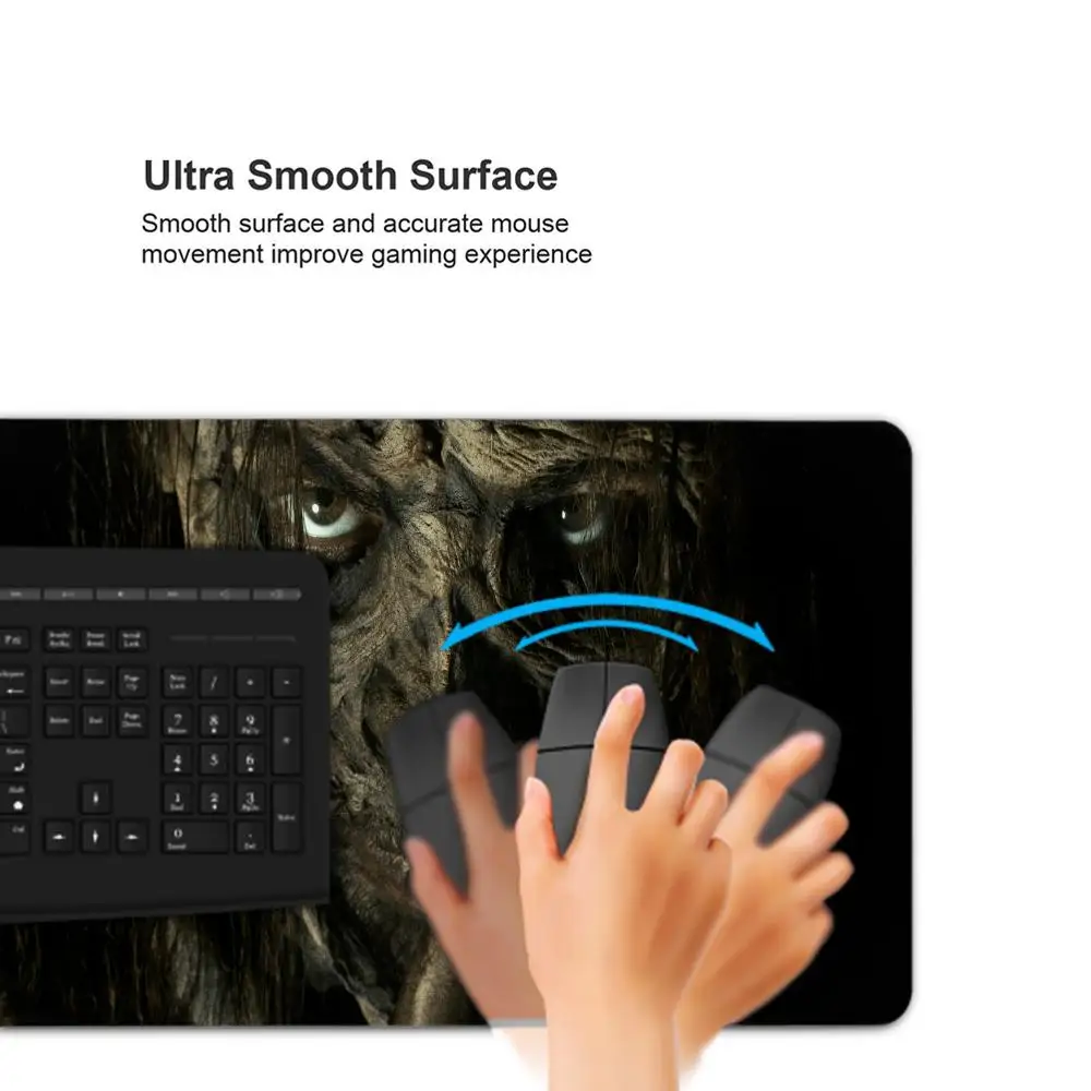 Большой коврик для мыши ужасов «Ходячие мертвецы», настольный коврик для мыши, милый HD настольный коврик, расширенные коврики для игровой клавиатуры, большой коврик для геймерской мыши XXL 90x40