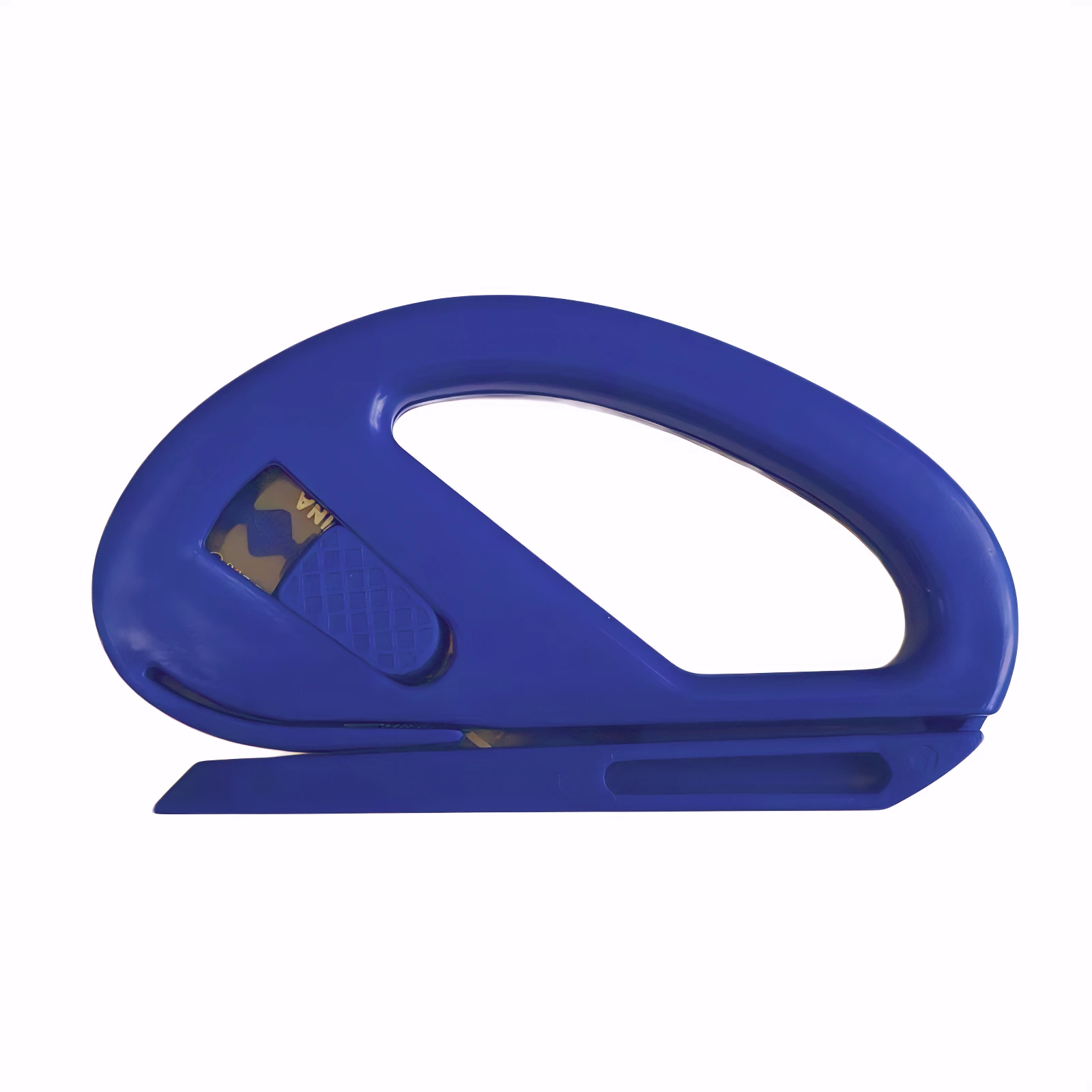 قاطعة ورق تغليف سهلة الانزلاق، تصميم شفرة حلاقة آمنة، مثالي لحرف تغليف الهدايا والاستخدام المكتبي لقطع مثالية