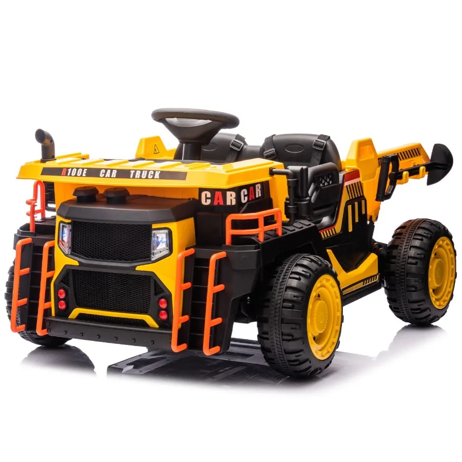 24V Twoseater Ride On coche eléctrico W padres control ancho del asiento 19,69 pulgadas 400W motor Erear dump lightrear reflector USB MP3 Blu