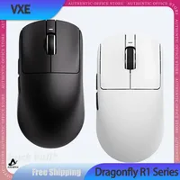 VXE Dragonfly R1 Series 2.4G Wireless Mouse R1 Pro Max Mice Lightweight PAW3395 SE FPS  Customized Gaming Mouse For Win Gifts