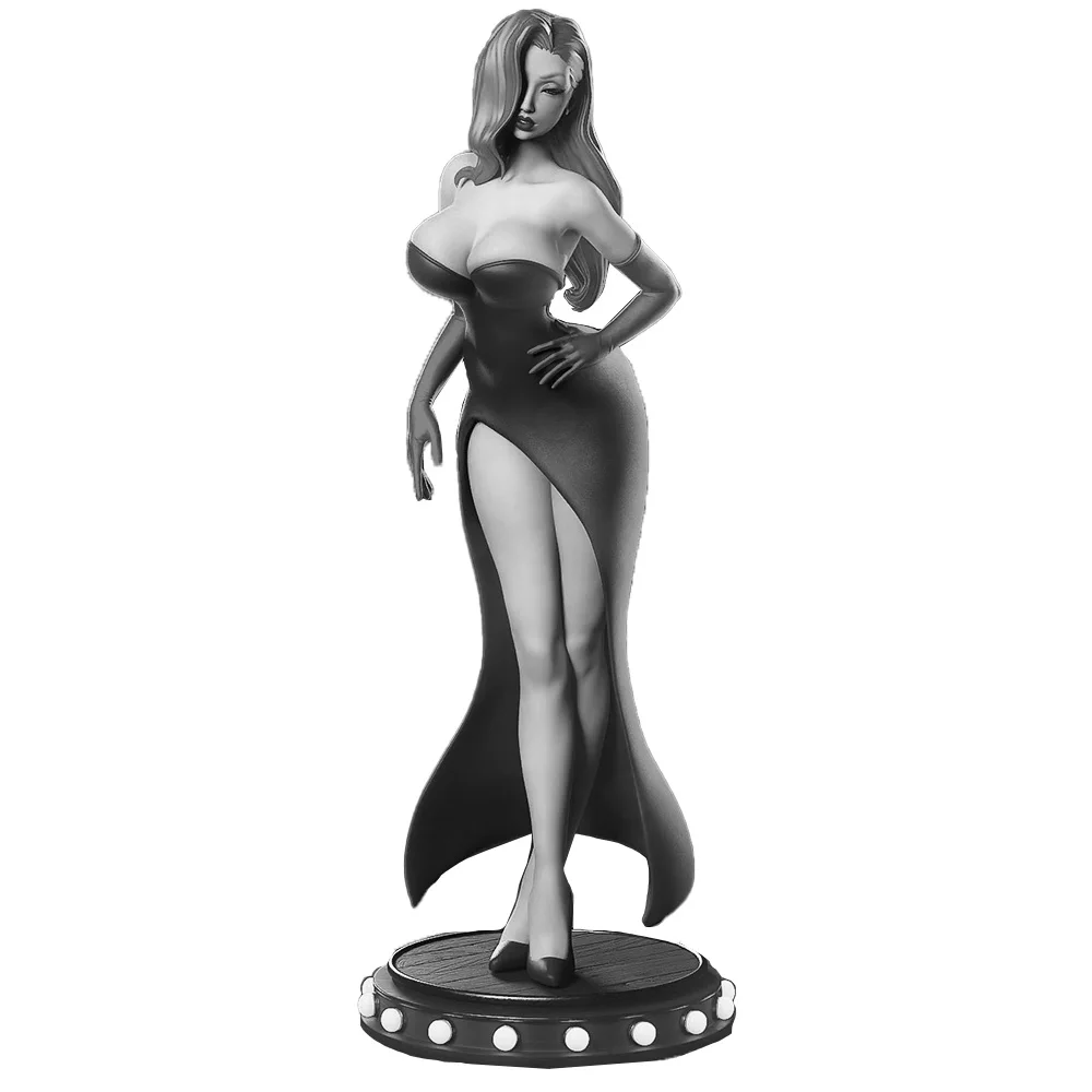 1:24 hars ongeverfd DIY Retro - Glamour - geïnspireerd vrouwelijk figuur - A927 verzamelobject